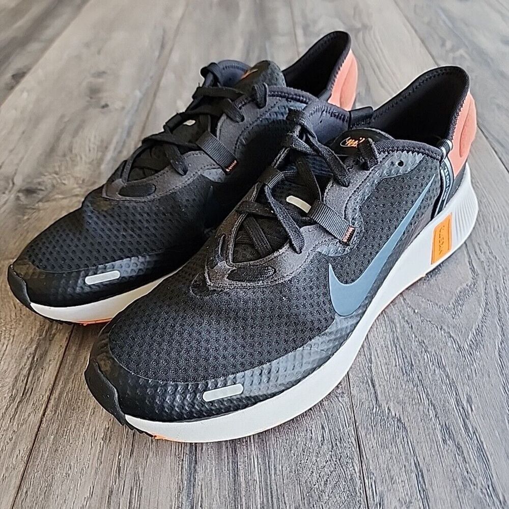 Nike Reposto Men's Size 14 Black Deep Ocean Mantra/Orange Sneakers (CZ5631-011) - Picture 5 of 8